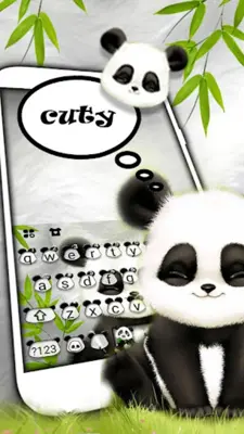 Baby Panda Keyboard android App screenshot 2